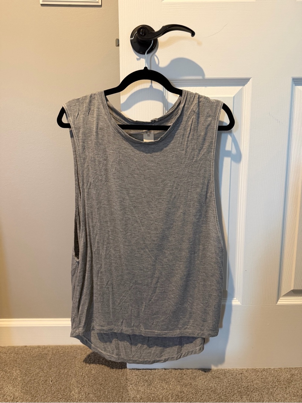 We The Free Grey Muscle Tank Top